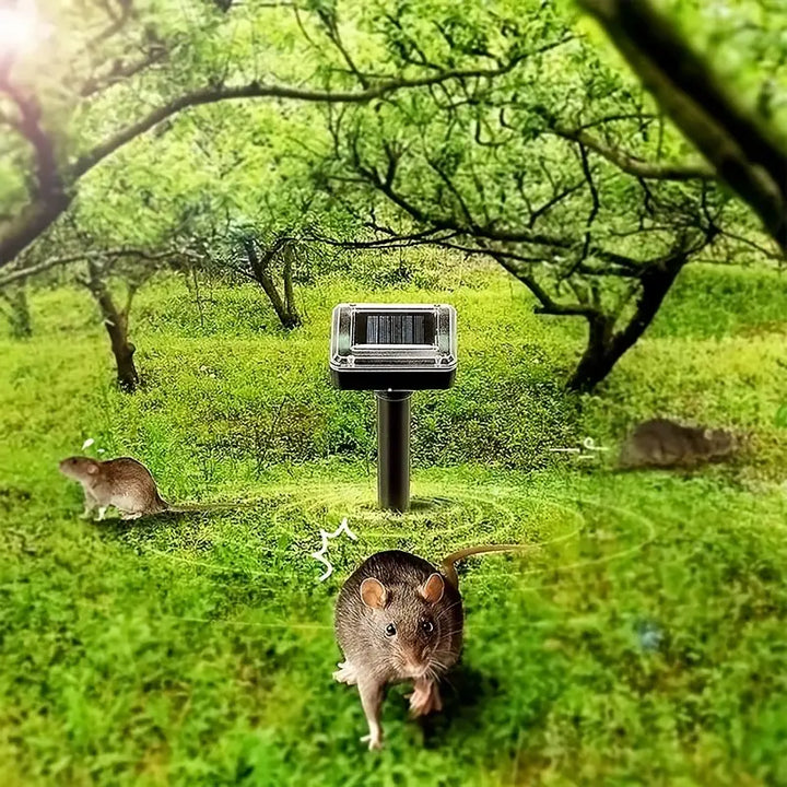 BowLift | Solar-powered snake and pest deterrent – Ultrasonic device for the garden