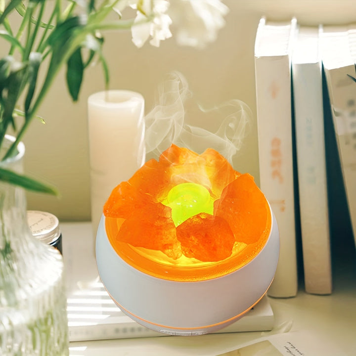 BowLift | Salt Lamp Diffuser - 3-in-1 Essential Oil Diffuser, Himalayan Salt Lamp & Air Humidifier