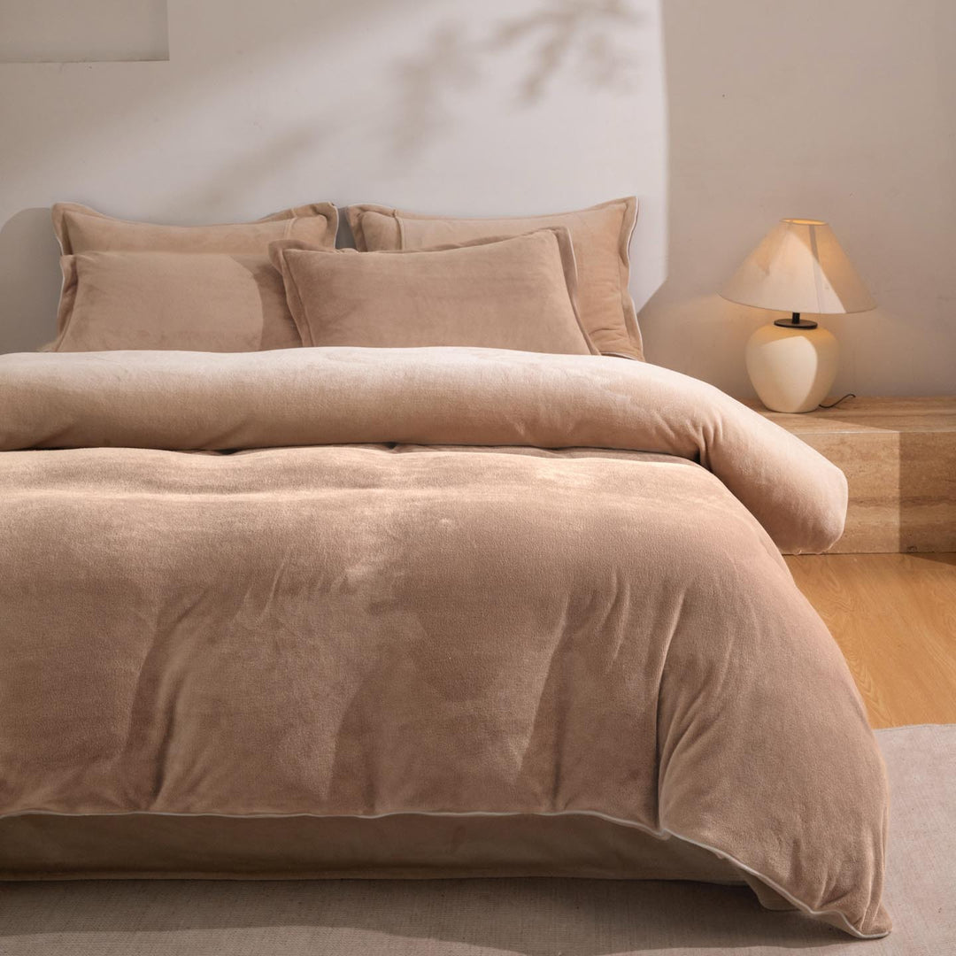 Milk fiber bedding set, 4-piece, winter, thickened