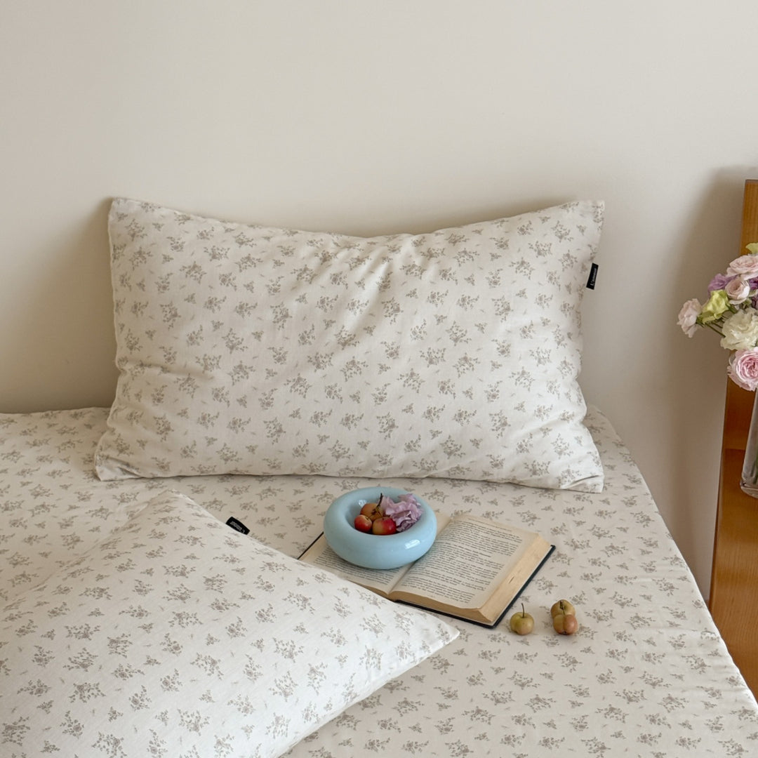 Cotton gauze pillowcase, double-layered, 48×74 cm