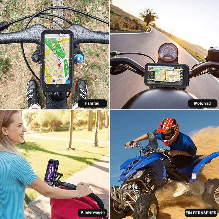 RideCharge Pro – Waterproof phone holder with USB and 15W wireless charging for bicycle and e-bike | Bowlift