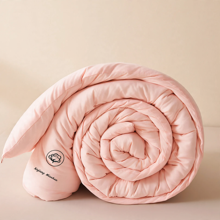 Bedding comforter made of Xinjiang cotton, two-tone