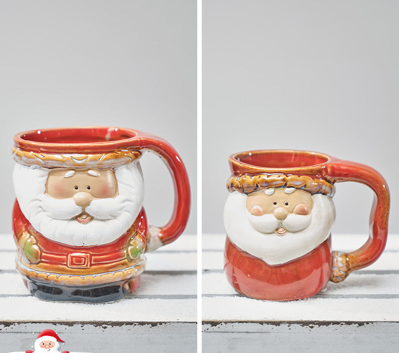 BowLift | Santa Snowman Marker Ceramic Breakfast Mug