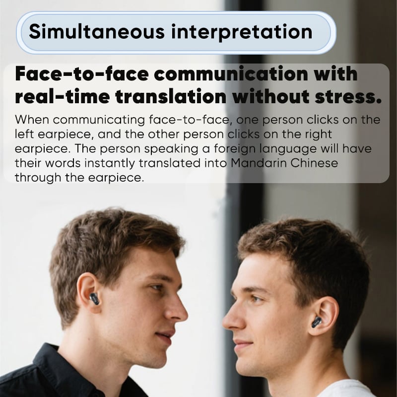 BowLift | Color screen noise-canceling translation headphones