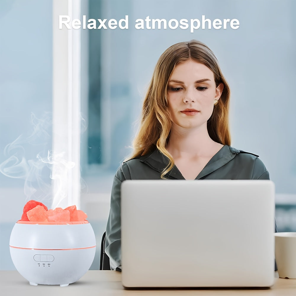 BowLift | Salt lamp diffuser - 3-in-1 essential oil diffuser, Himalayan salt lamps & humidifier