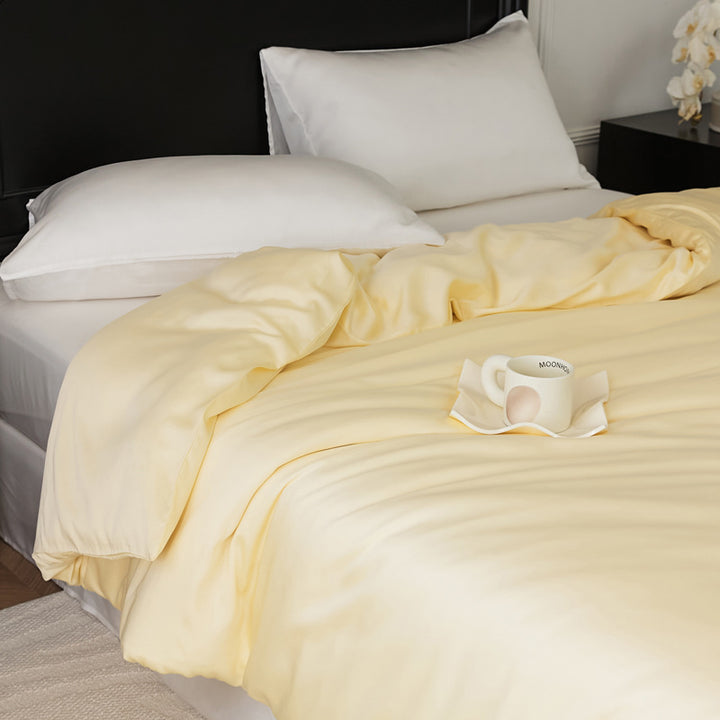 Duvet cover, Lyocell, Solid color