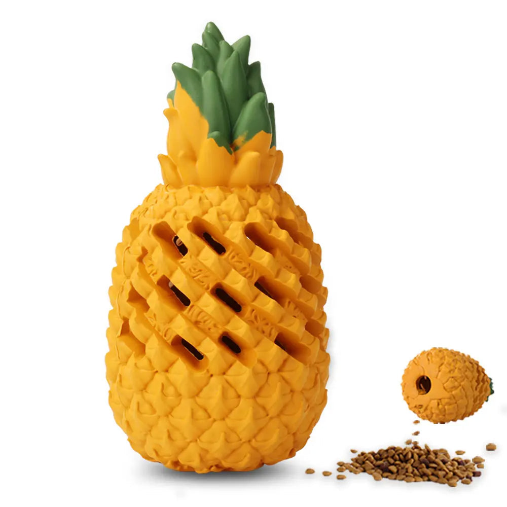 Indestructible Pineapple Chew Toy for Dogs Bowlift