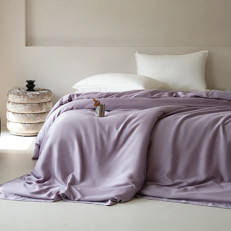 Minimalist Tencel bedding set, 100 thread count