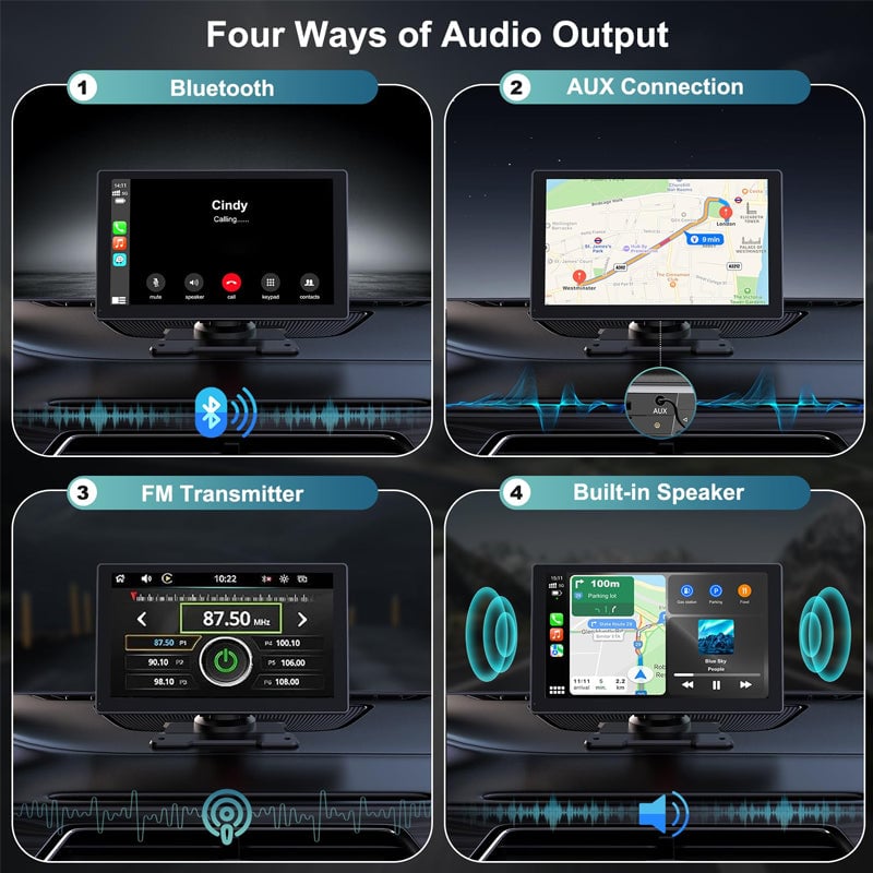 BowLift | Wireless CarPlay display screen
