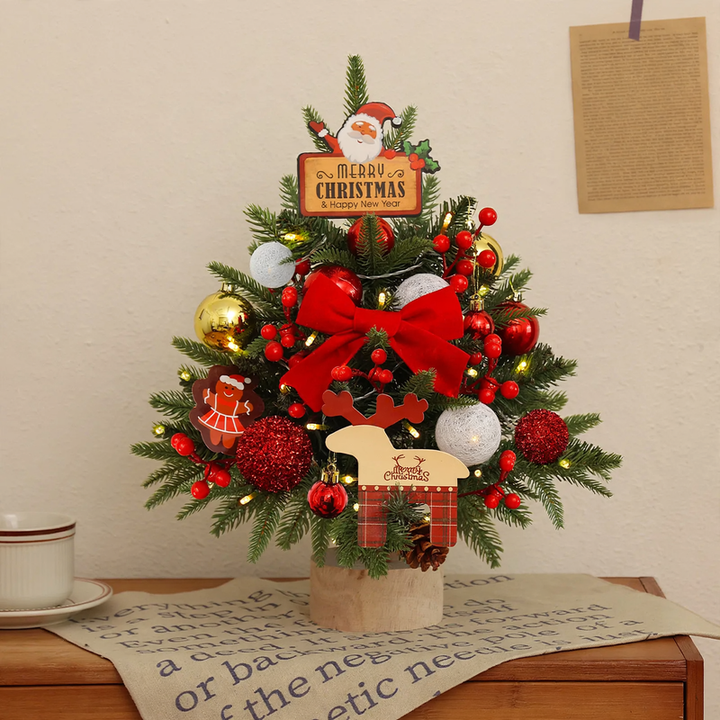 Artificial Mini Christmas Tree, 45-60 cm, PE Mix