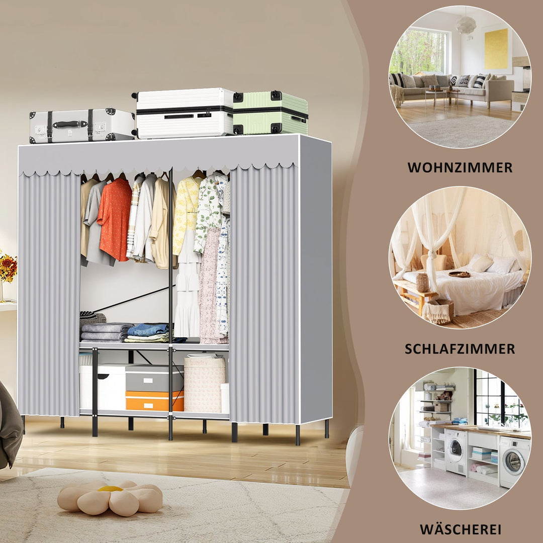 Foldable wardrobe bedroom cabinet | Bowlift