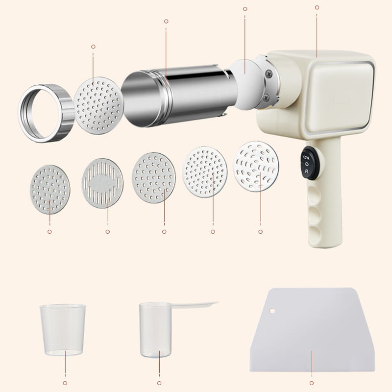 BowLift | Multi-functional handheld electric pasta maker