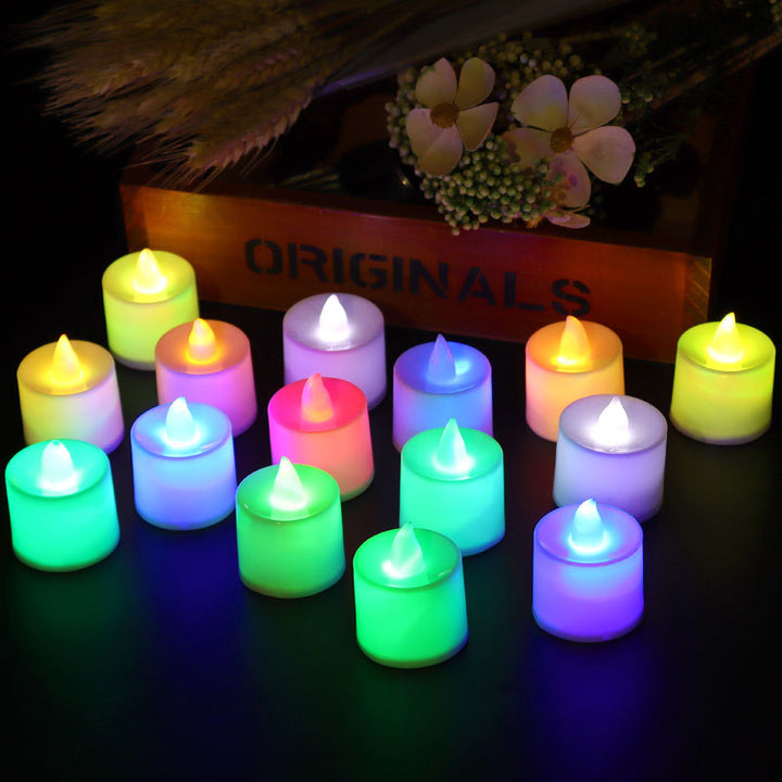 LED candle light, cylindrical