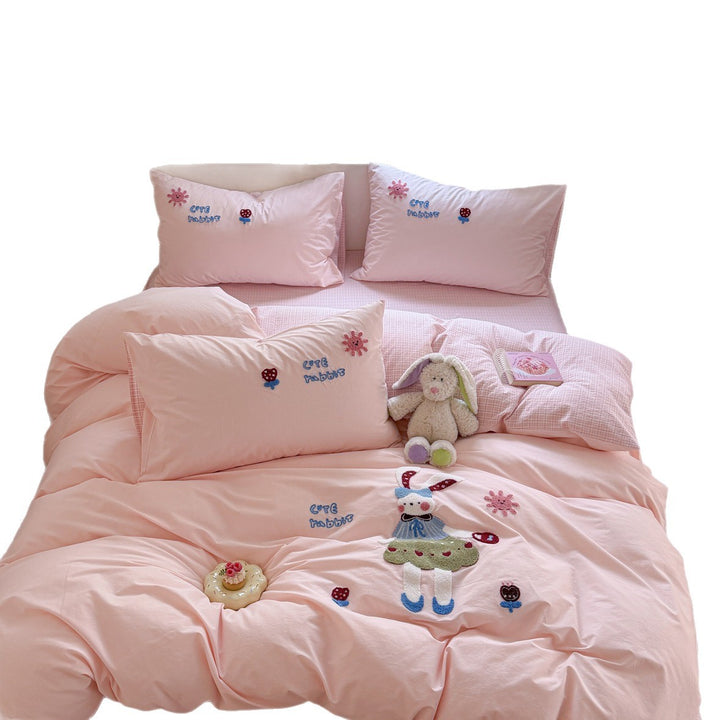 Bedding set, 3-4 pieces, cotton, cartoon