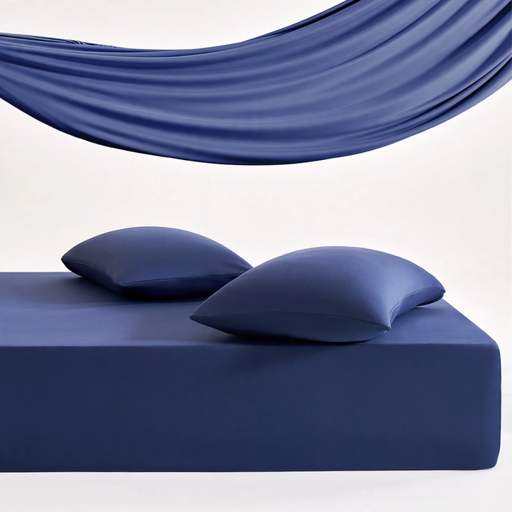 Fitted sheet made of polyester, 1.8 m