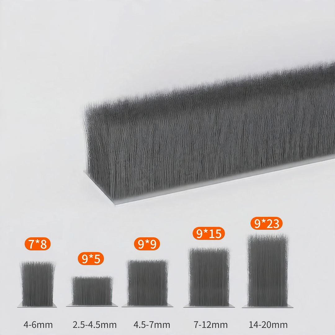 Window and door sealing tape with adhesive backing