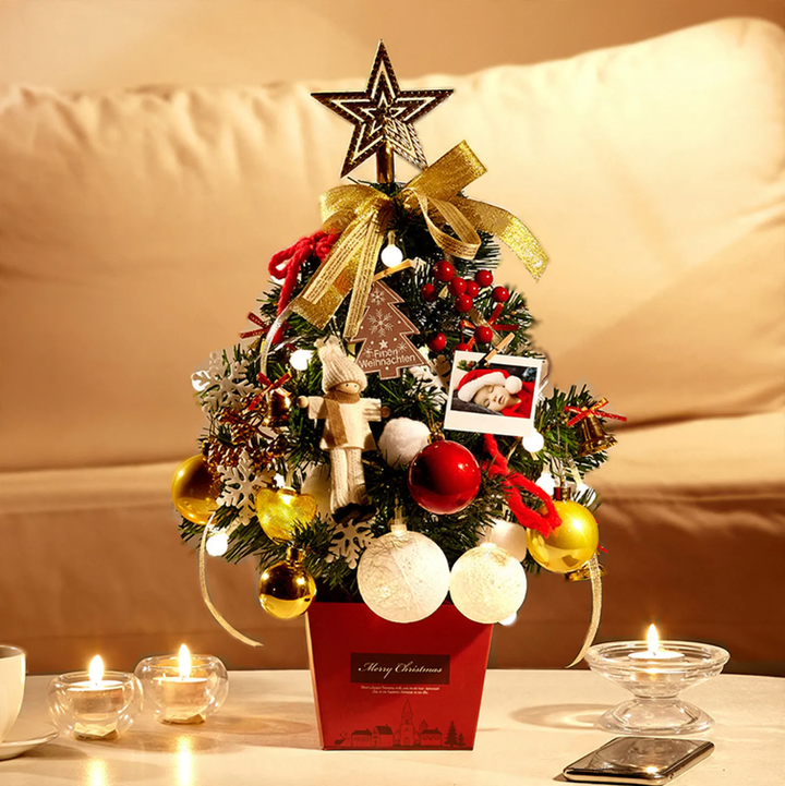 Mini Christmas tree, 50 cm, including lighting