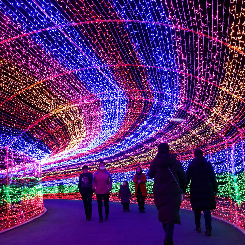 LED string lights for festive lighting