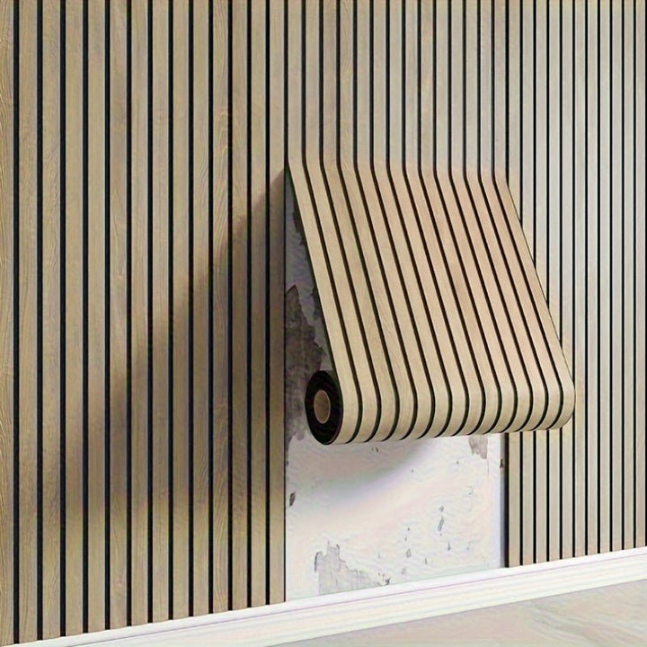 BowLift | CleanWall - Self-Adhesive 3D PVC Wall Panels With Wood Look And Texture - Simple And Easy To Stick - Perfect For An Upgrade Of Your Home