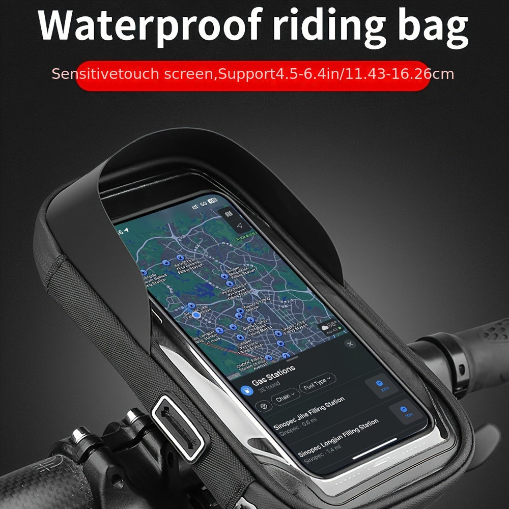 Waterproof Phone Holder for Bicycle and Motorcycle – 360° Rotatable and Suitable for 4.5–6.4 inch | Bowlift