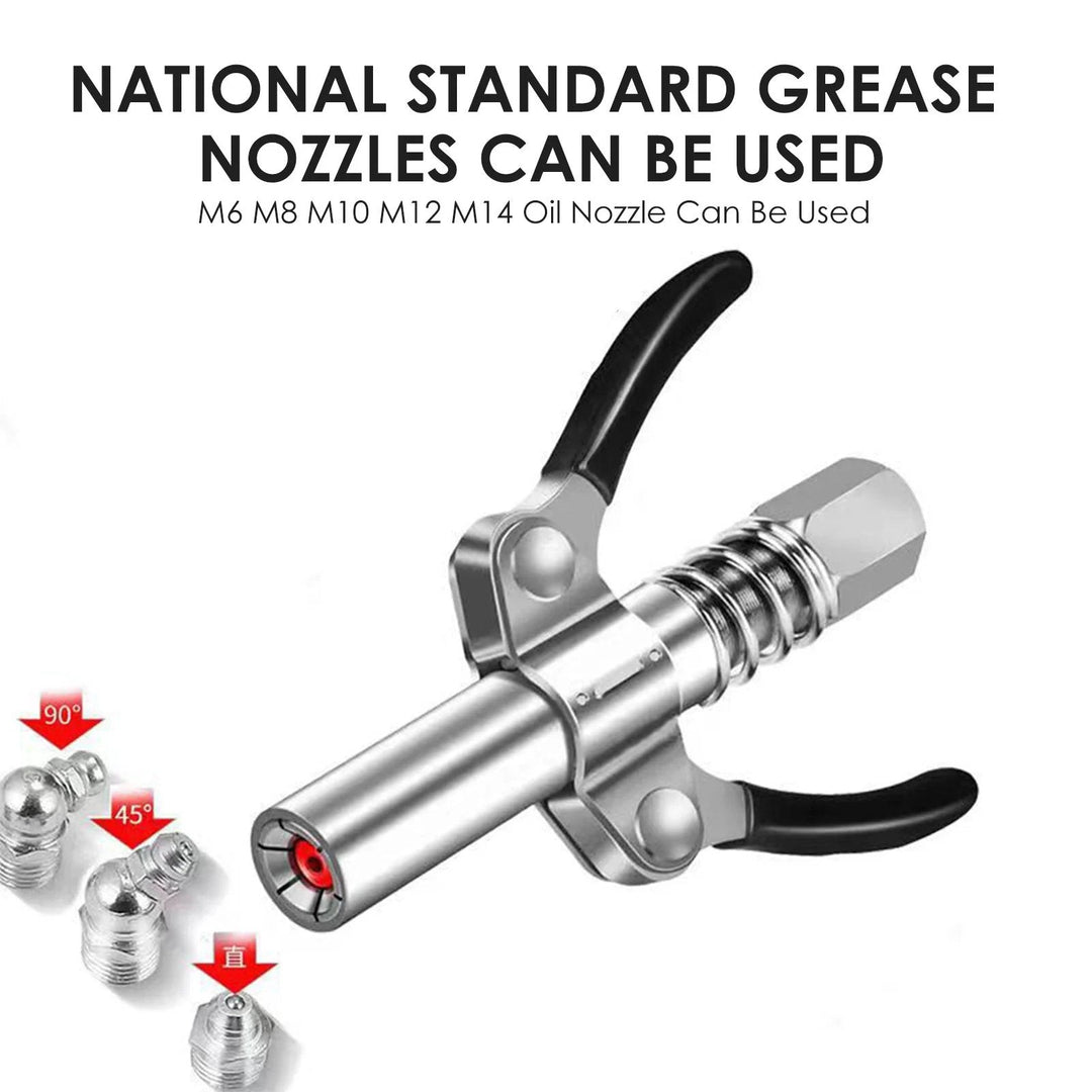 BowLift | Powerful lock on grease connections with spring flex lines