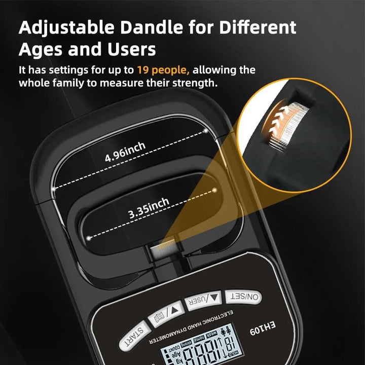 BowLift | Precise hand-held measuring device for grip force measurement up to 120 kg