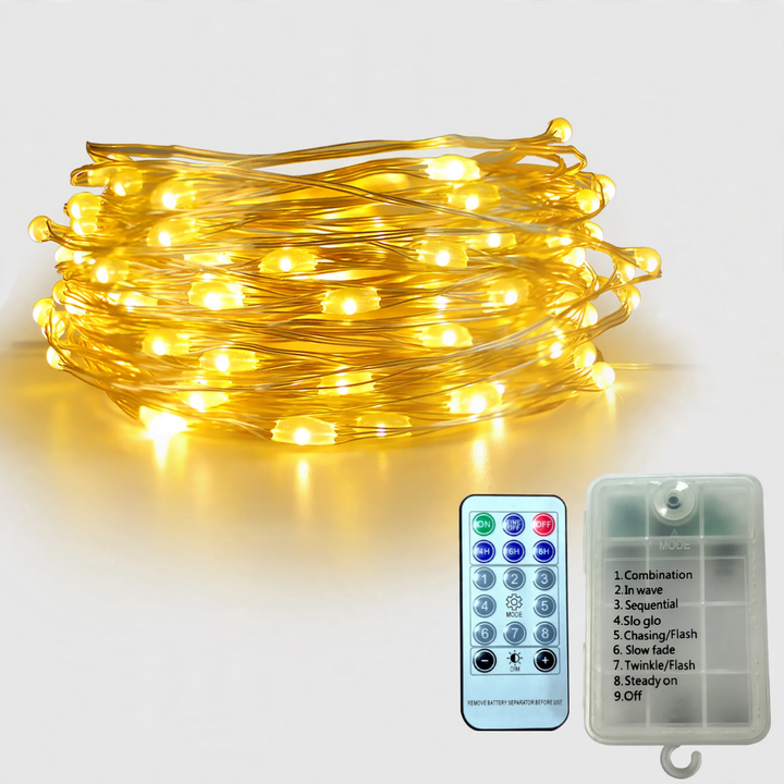 LED Copper Wire String Lights, waterproof