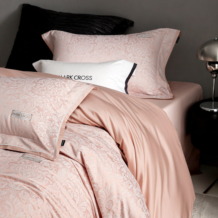 Bedding set, long-staple cotton, jacquard relief, 4-piece