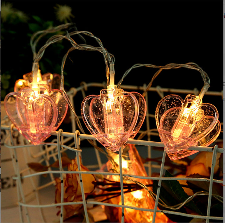 LED fairy lights with photo clips for decoration