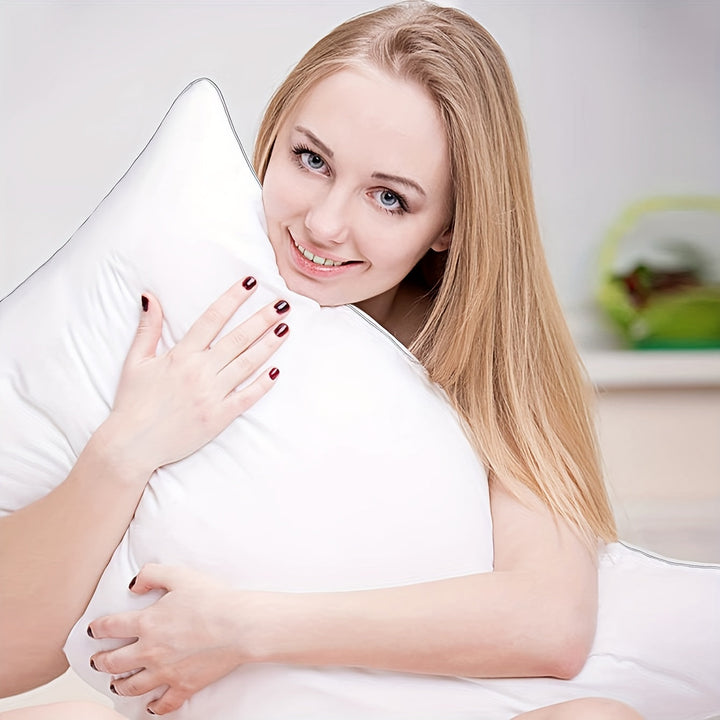 2pcs Bed Pillows For Sleeping, Cooling Pillows, Top-end Microfiber Cover For Side Stomach Back Sleepers | Bowlift