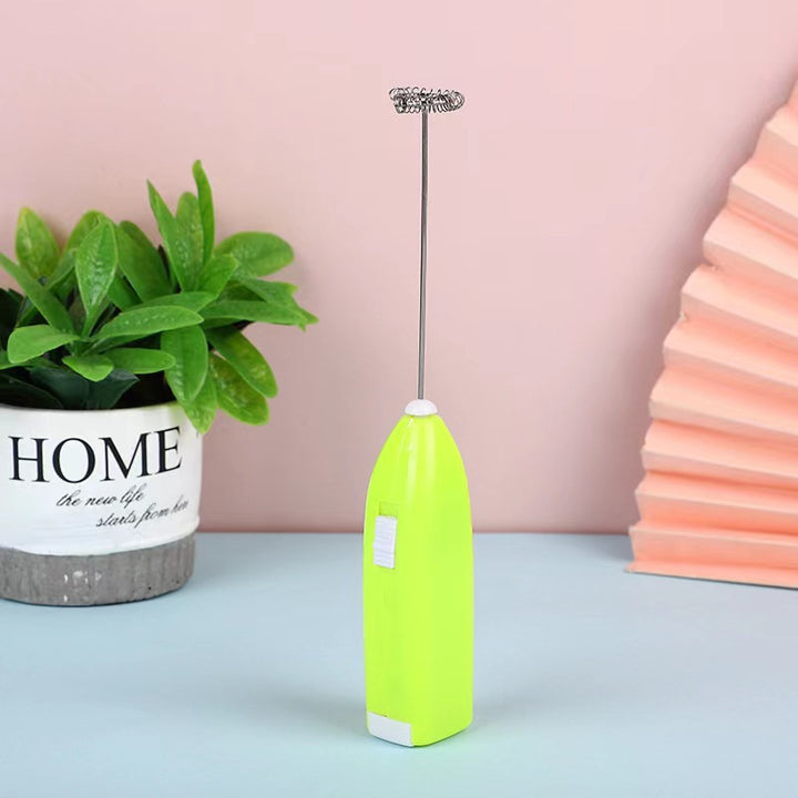 Electric milk frother, rechargeable
