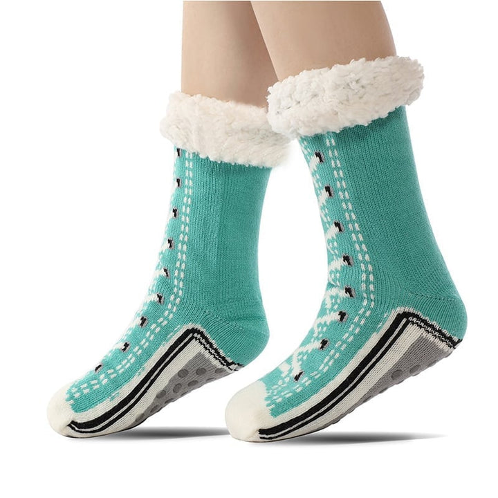 BowLift | Ultra-thick Cashmere Slipper Home Socks