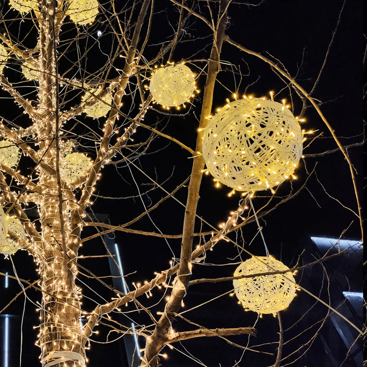 LED-Rattan-Ball Light, decorative