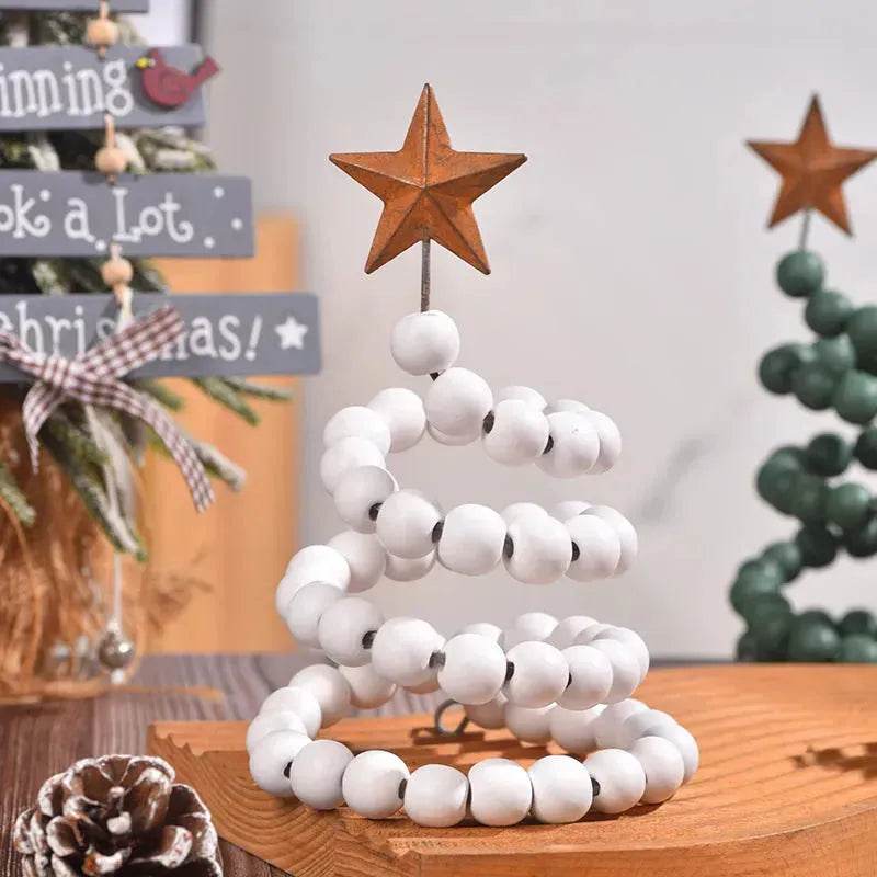 BowLift | Creative Wooden  DIY Twine Wooden Bead Christmas Tree decorations Ornaments