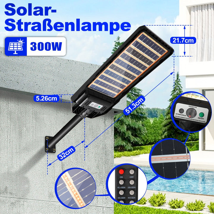 Solar lamp streetlight with motion sensor 300W/400W | Bowlift