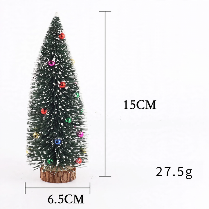 Mini Christmas tree with snow effect