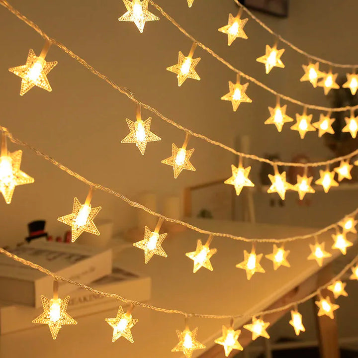 LED string lights for indoor and outdoor use