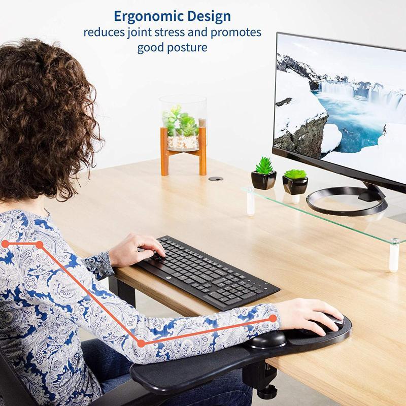 Ergonomic Armrest with Mouse Pad | Bowlift