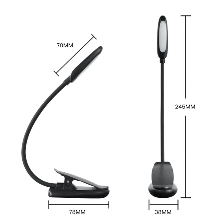 Mini-LED-Clip light with two color temperatures