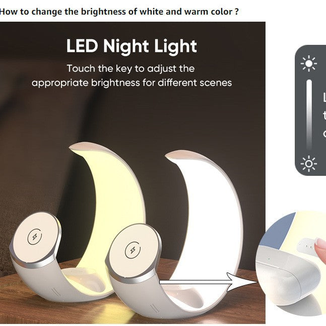 3-in-1 Magnetic Charging Station with Night Light