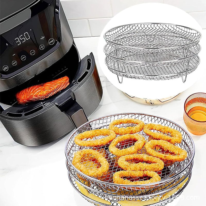 BowLift | 3-Layer Stackable Air Fryer Rack