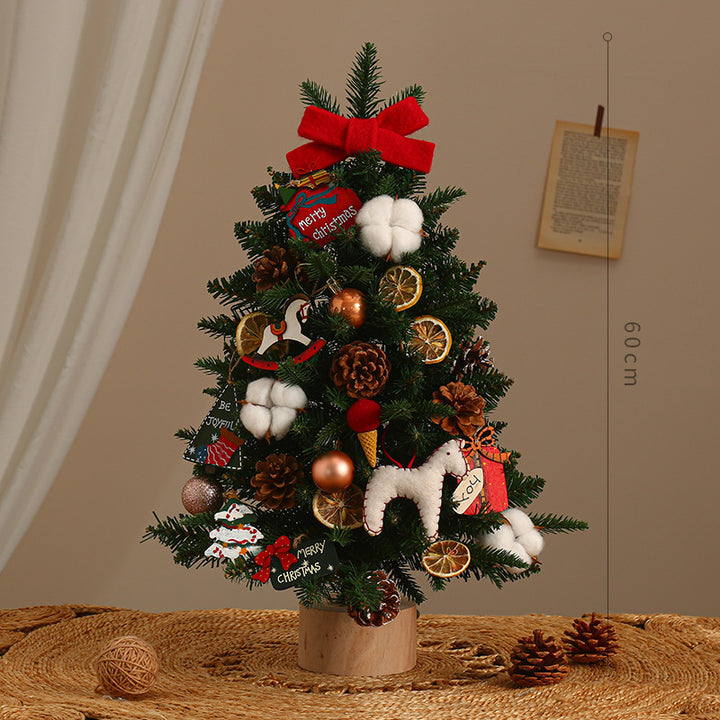 Mini Christmas tree set, decorative table decoration