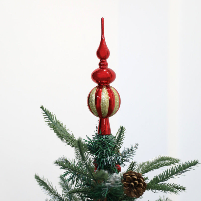 Christmas tree top star made of plastic