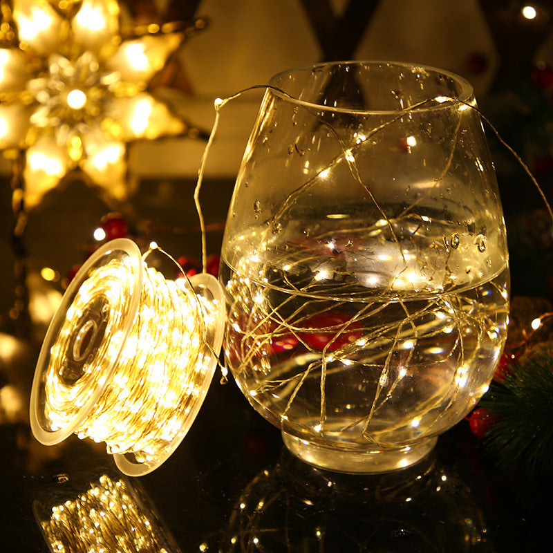 LED string lights with remote control