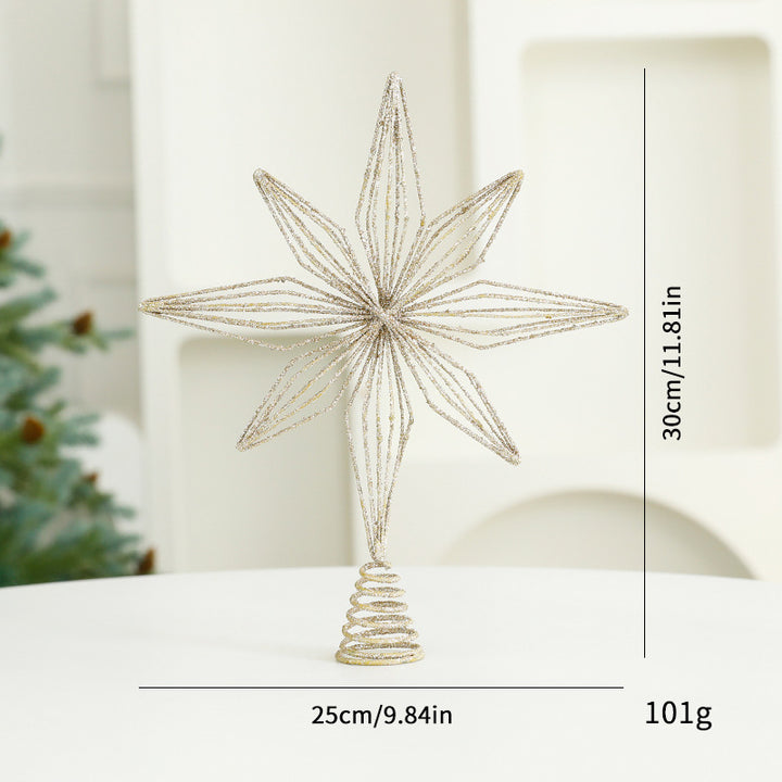 Christmas tree topper made of iron