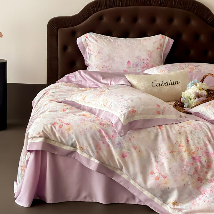 Bedding set made of Tencel cotton, 4-piece