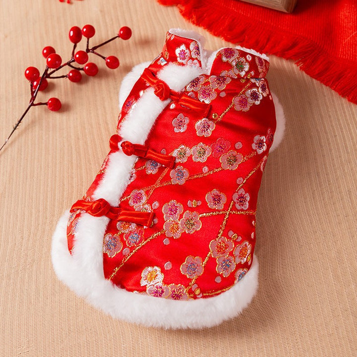 Chinese holiday clothing for small dogs