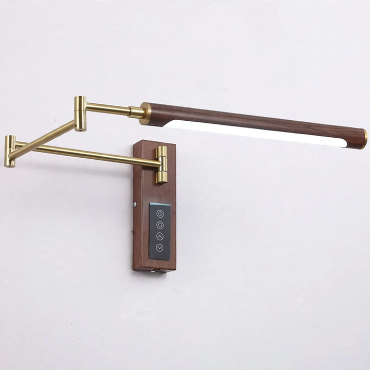 Adjustable wall reading light with full spectrum light