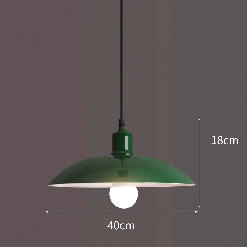 Vintage pendant light, industrial style, adjustable