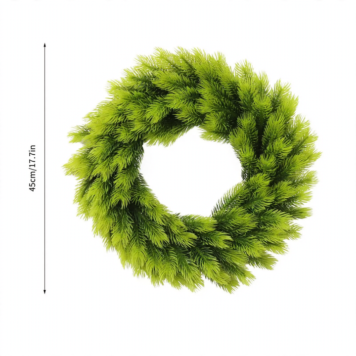 Artificial Christmas wreath made of plastic, 10-30 cm